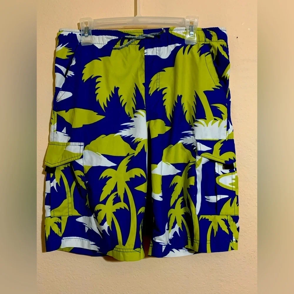 Gap Youth Tropical Cargo Shorts sz XXL